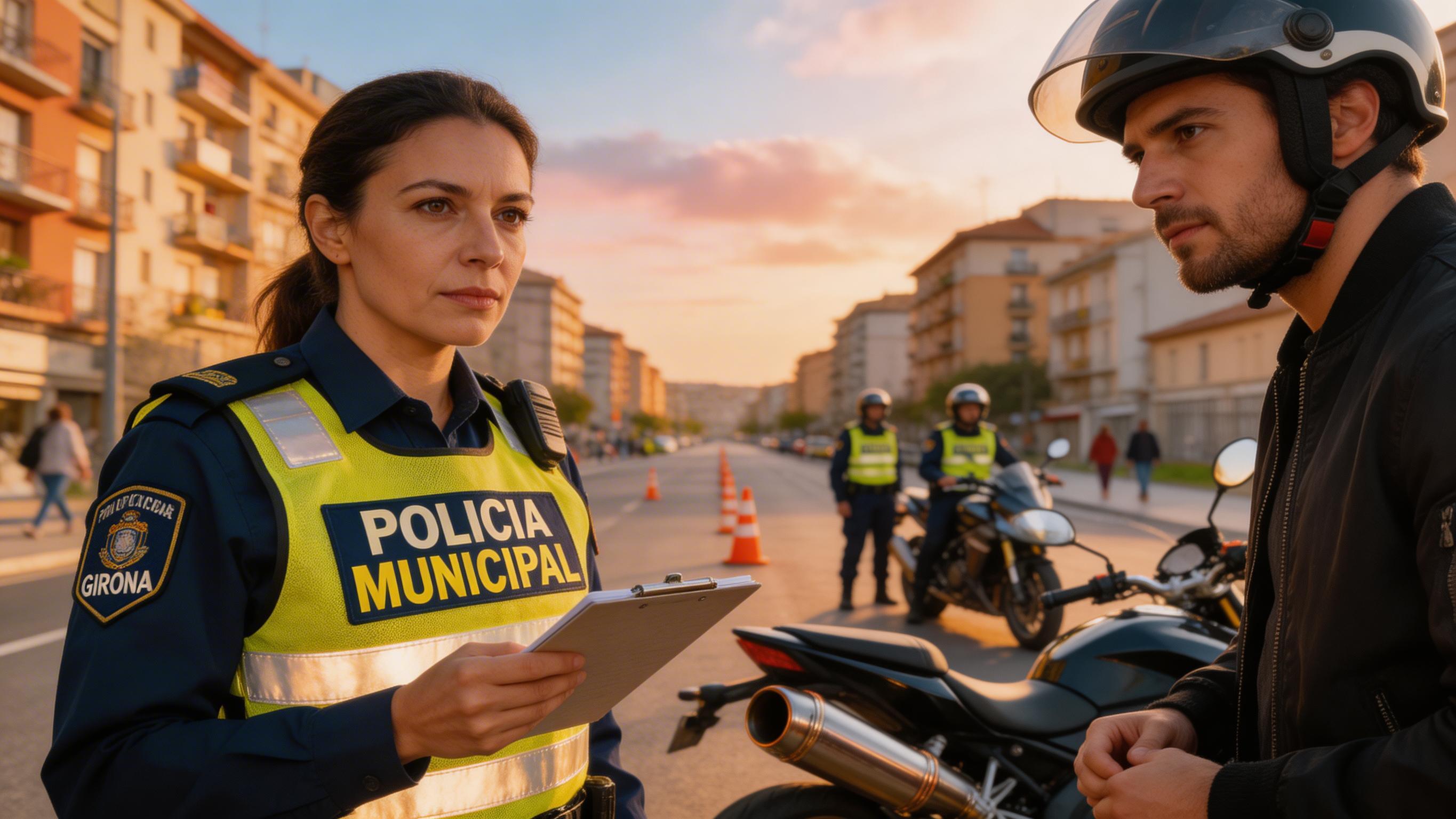Girona triplica les multes a motos sorolloses: de 22 a 71 sancions en un any Girona triplica les multes a motos sorolloses: de 22 a 71 sancions en un any