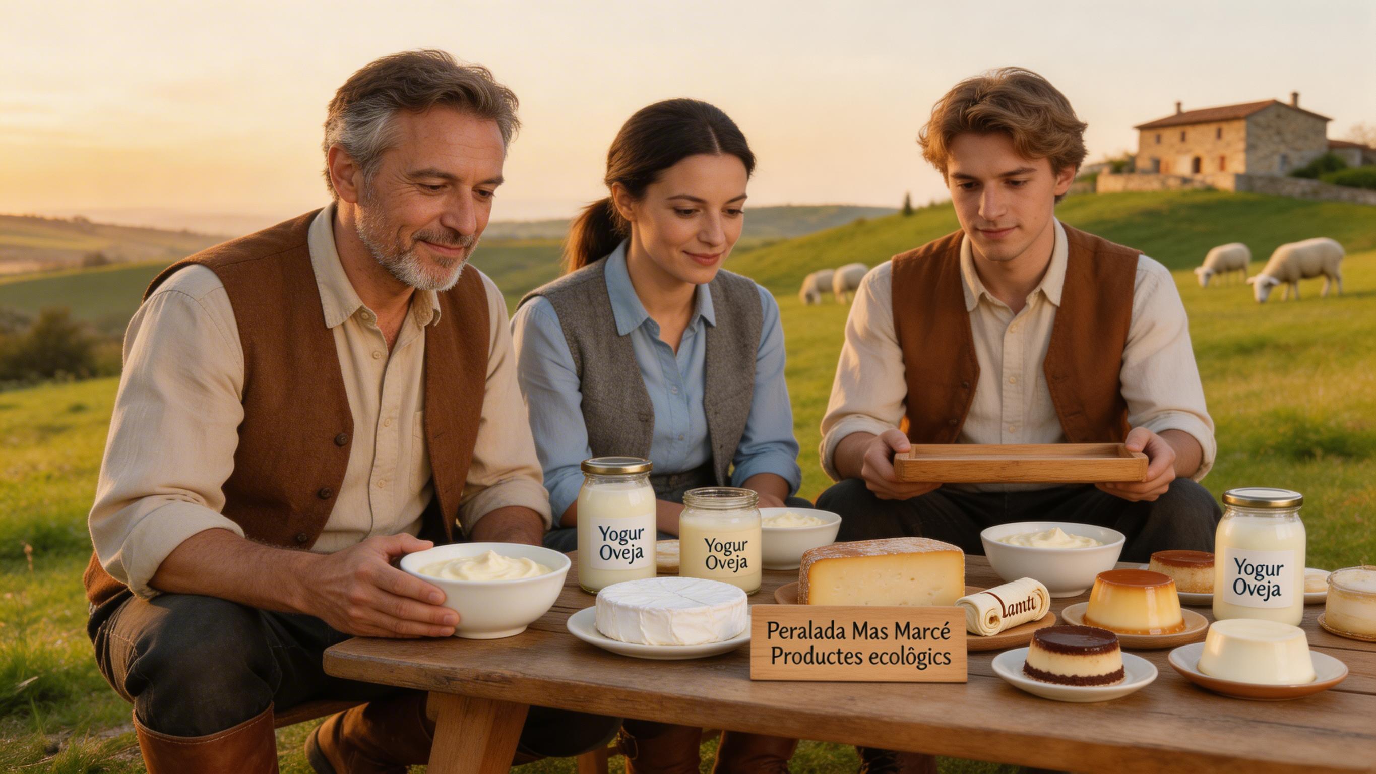 L'única granja de la Península que muny ovelles ripolleses i converteix la seva llet en lactis