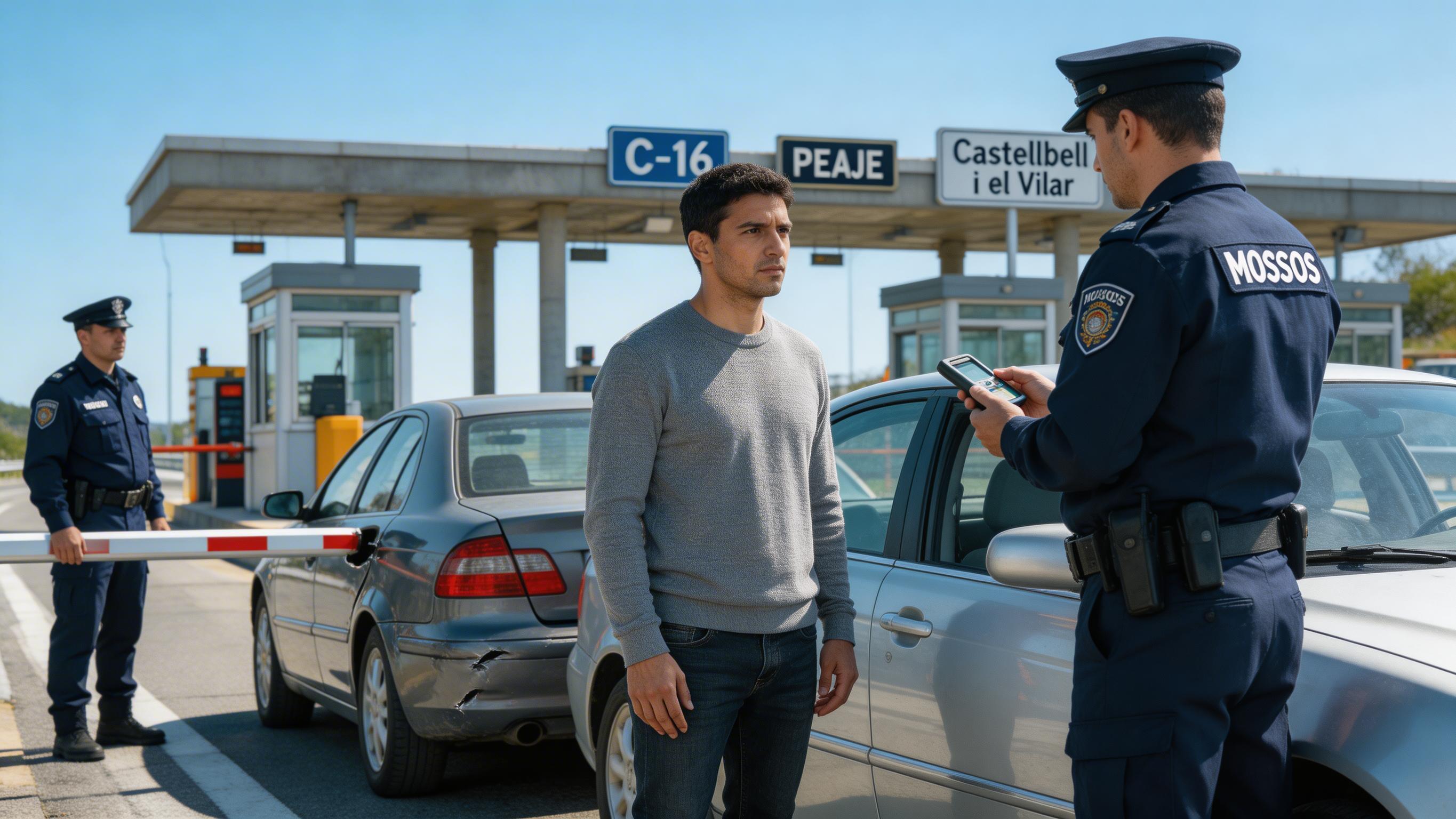 Un test positivo en cocaína y THC tras colisionar con un coche policial de paisano