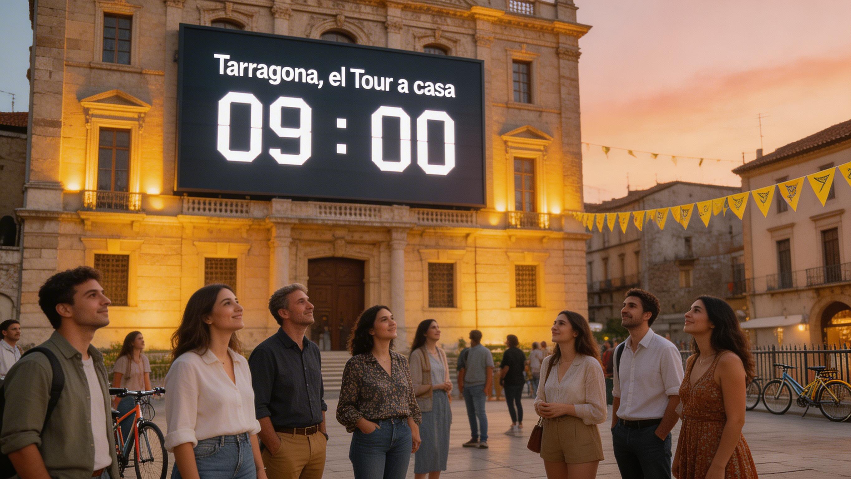 Tarragona will light up buildings yellow 100 days before the Tour 2026