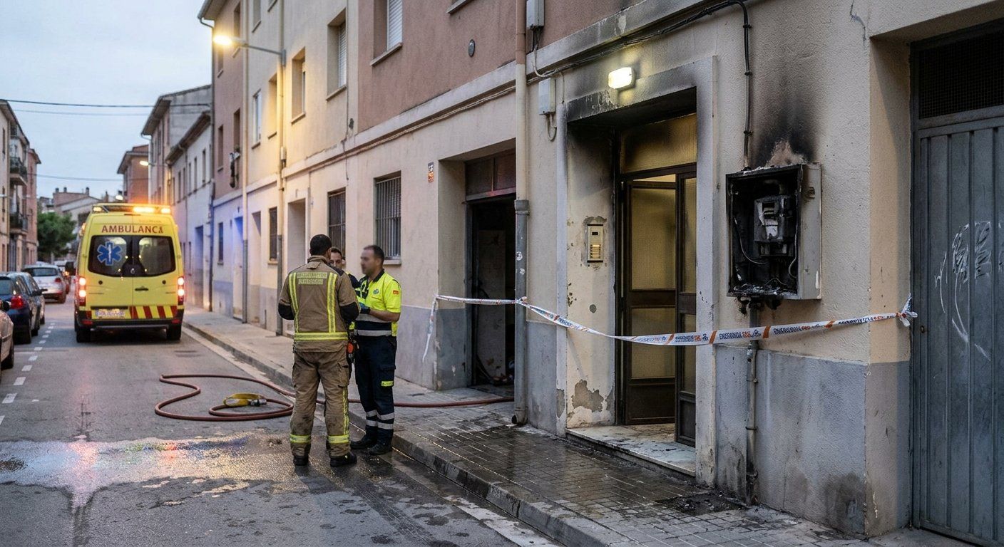 7 personas afectadas en un incendio en la entrada  2026 03 23 06 05 54