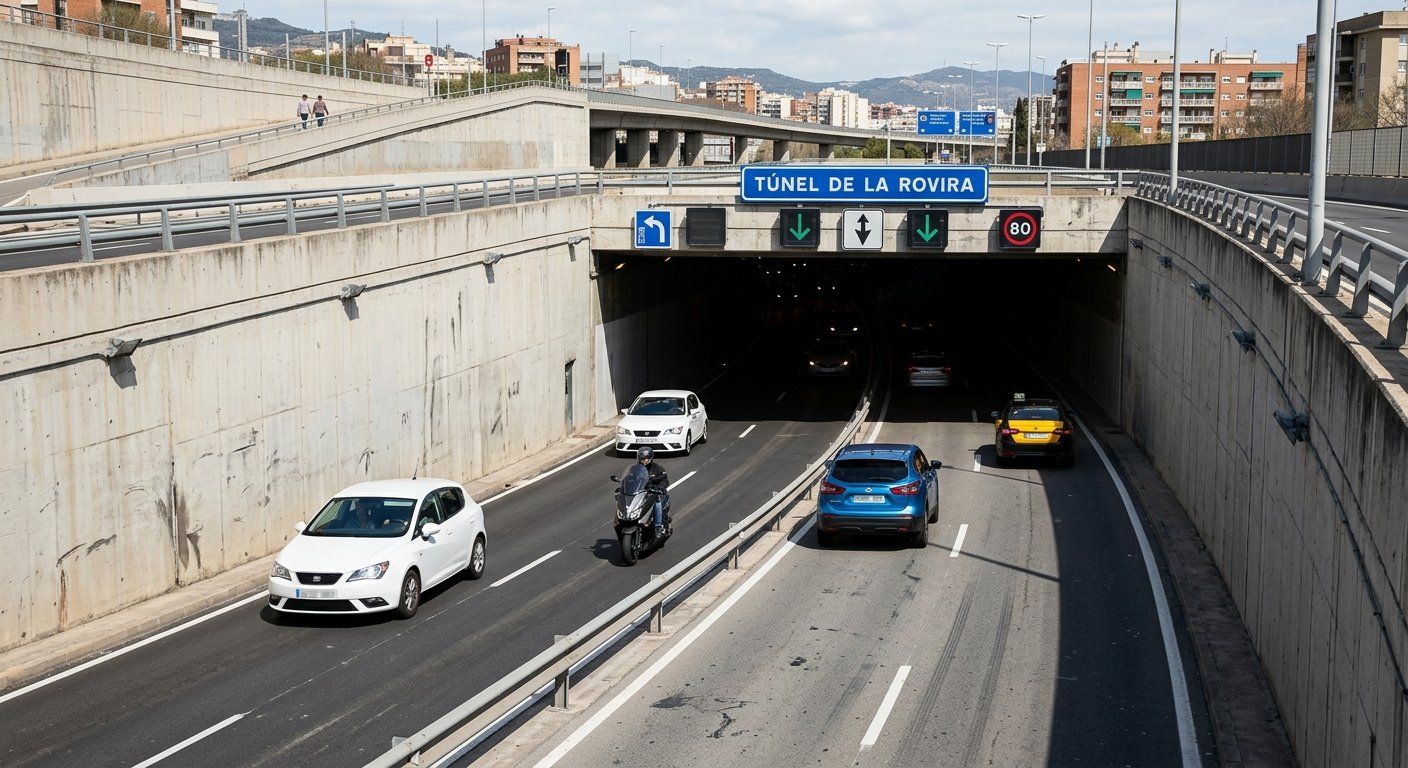 el tunel de la rovira reabre al trafico en sentido 2026 03 31 02 08 21