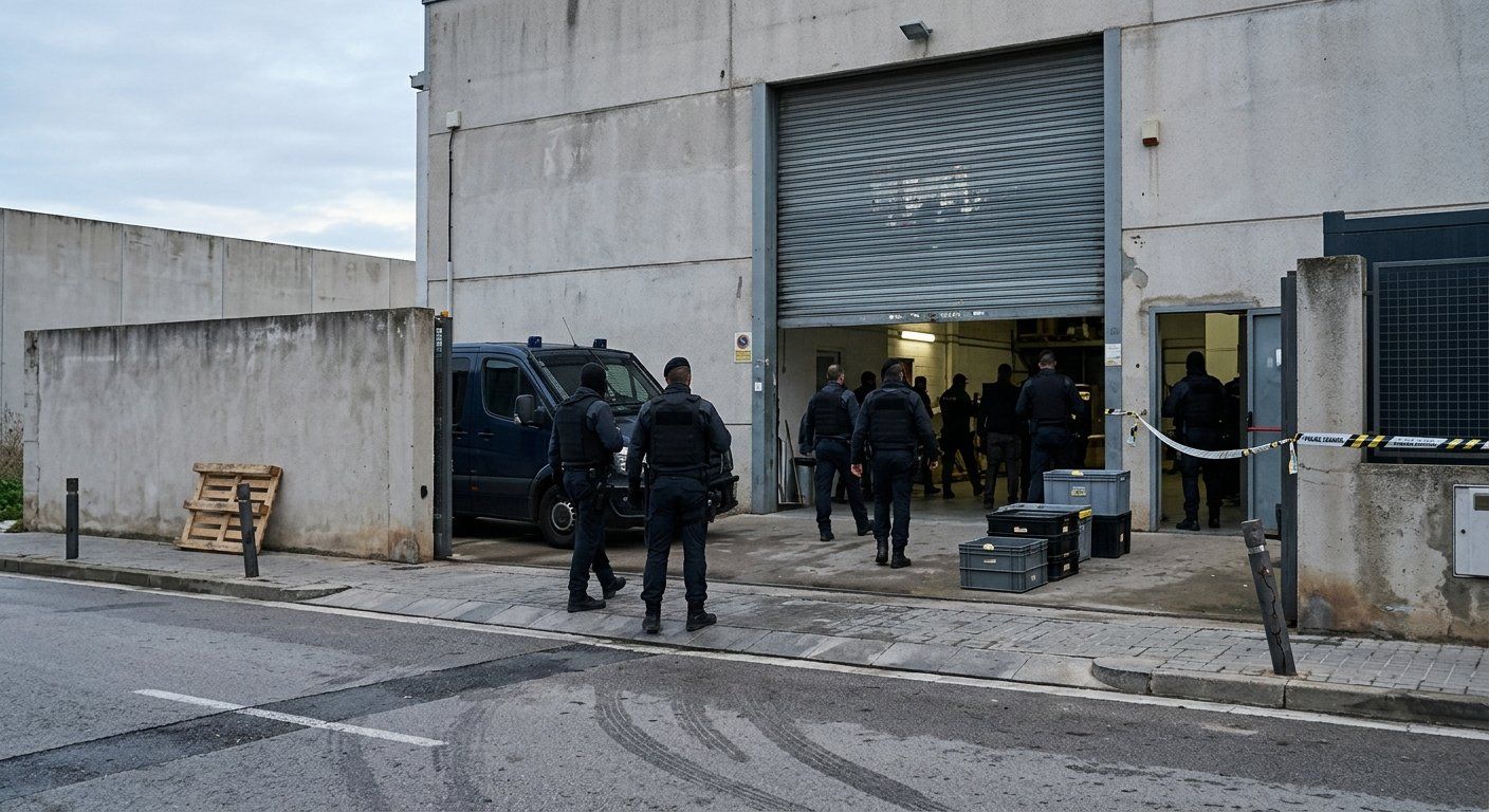 21 detenidos en un operativo contra una red que traficaba armas 'Frankenstein' y más de media tonelada de marihuana