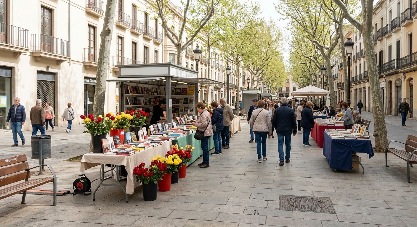 figueres reune 96 puestos de libros y rosas en la  2026 04 17 08 54 55