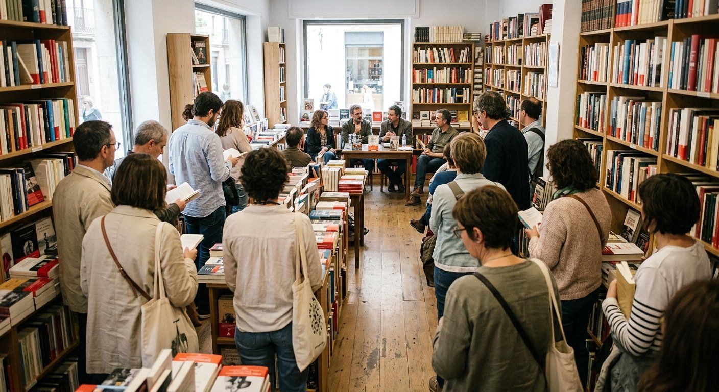 girona abre sant jordi en la llibreria 22 con una  2026 04 19 06 17 46