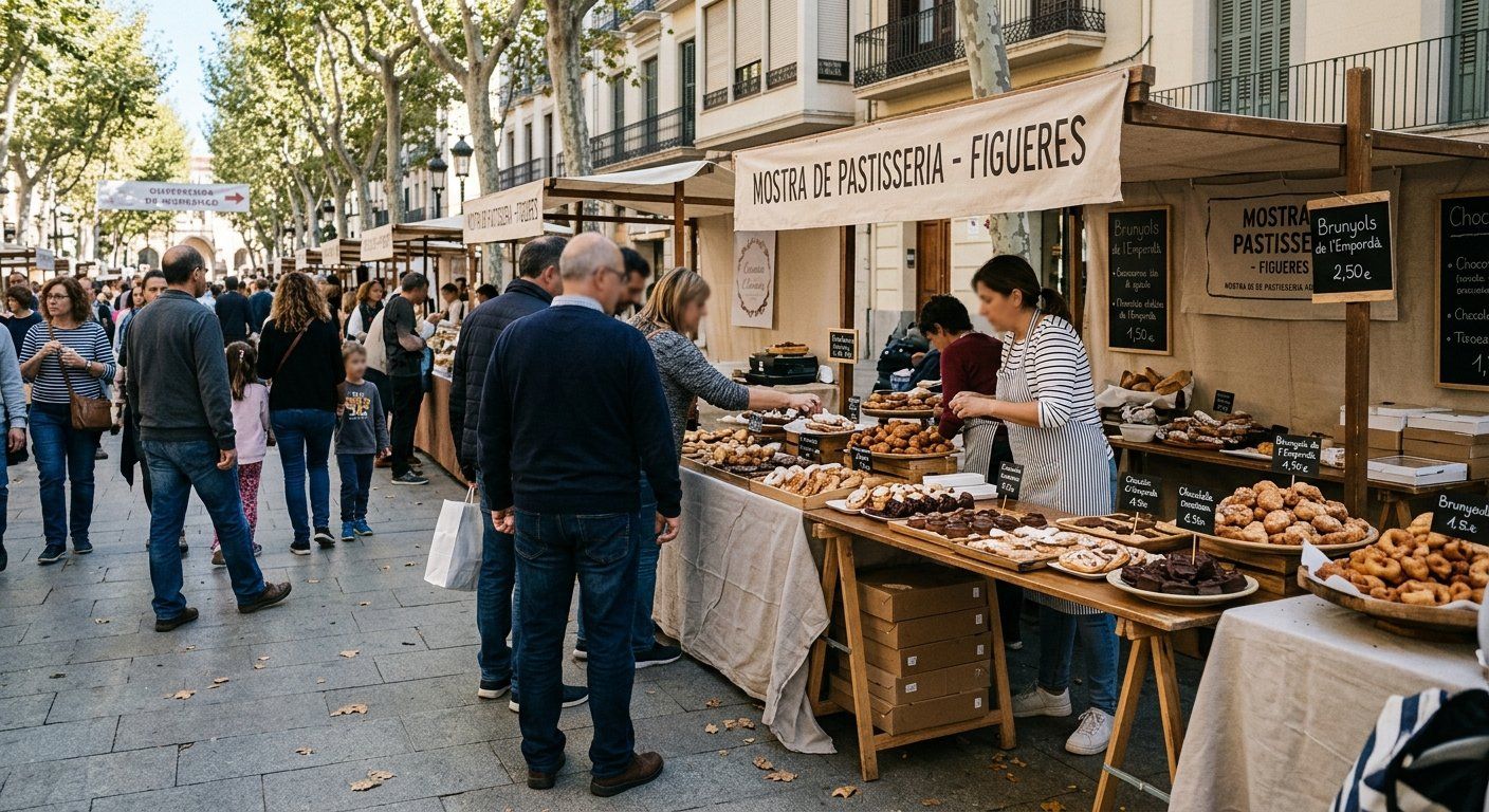 figueres reune 10 estands en la rambla para la cua 2026 04 20 06 20 57