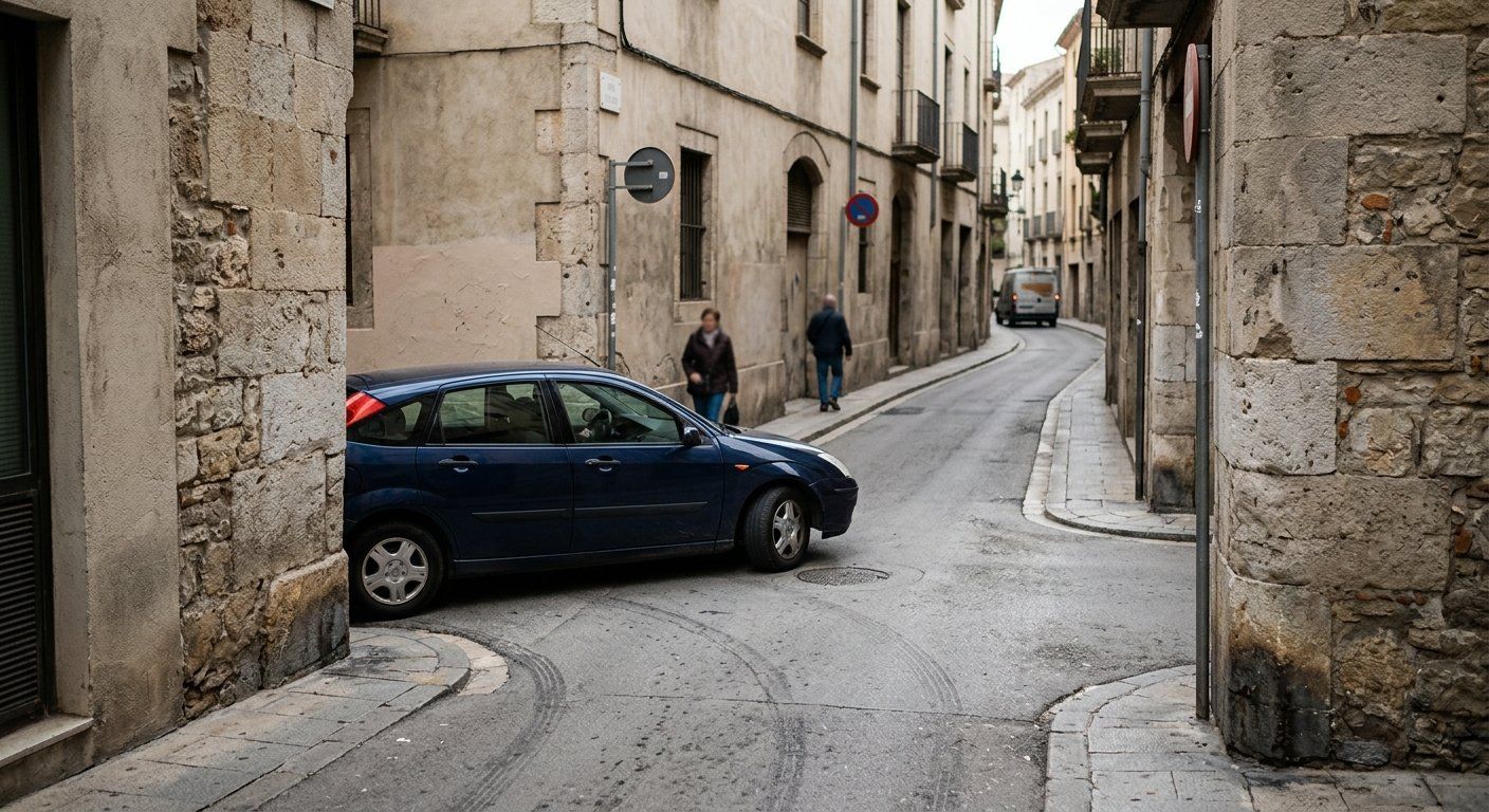 en el barri vell de girona entran coches sin disti 2026 04 20 06 22 14