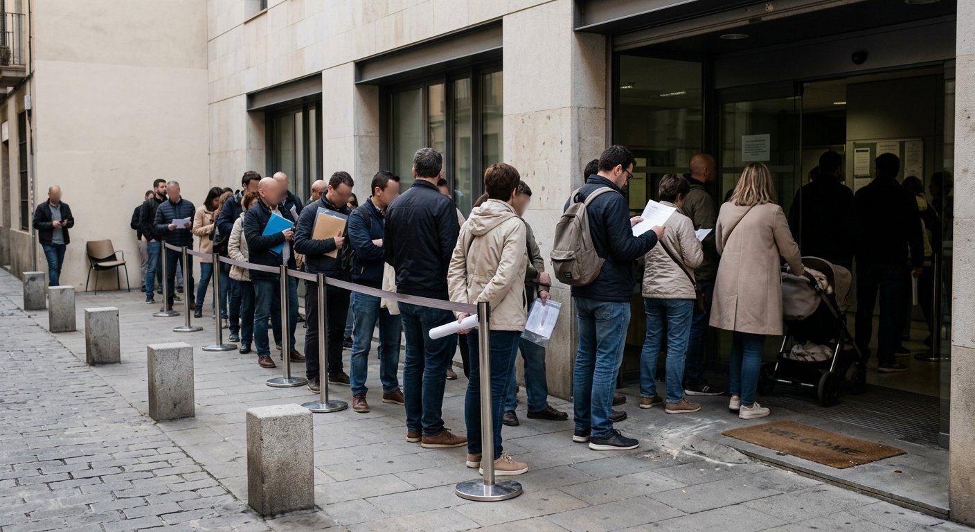 el colapso del padron en barcelona dispara esperas 2026 04 21 02 06 04