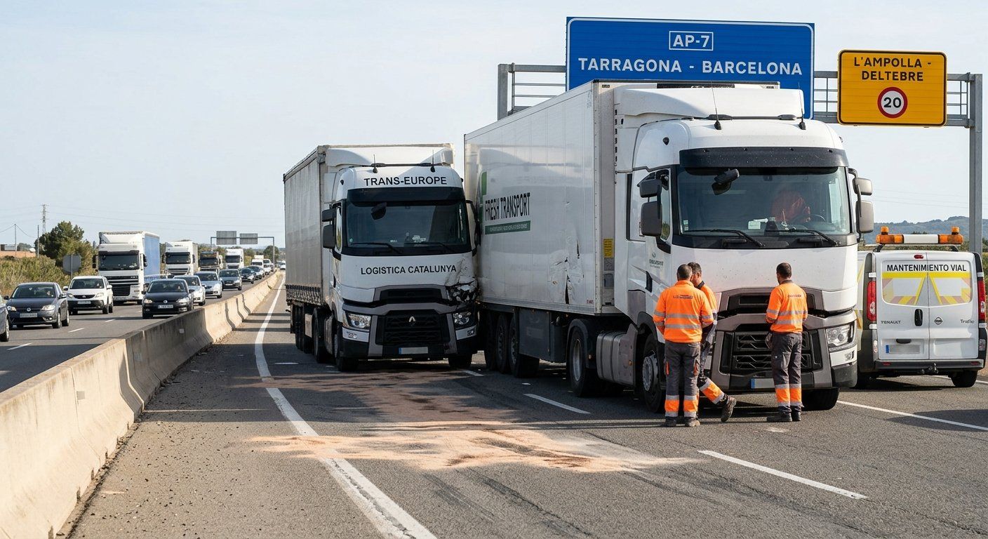 un choque leve entre dos camiones mantuvo mas de s 2026 04 21 04 26 33