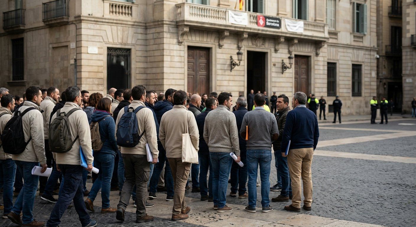 300 empleados de barcelona salen a la calle por un 2026 04 22 02 11 49