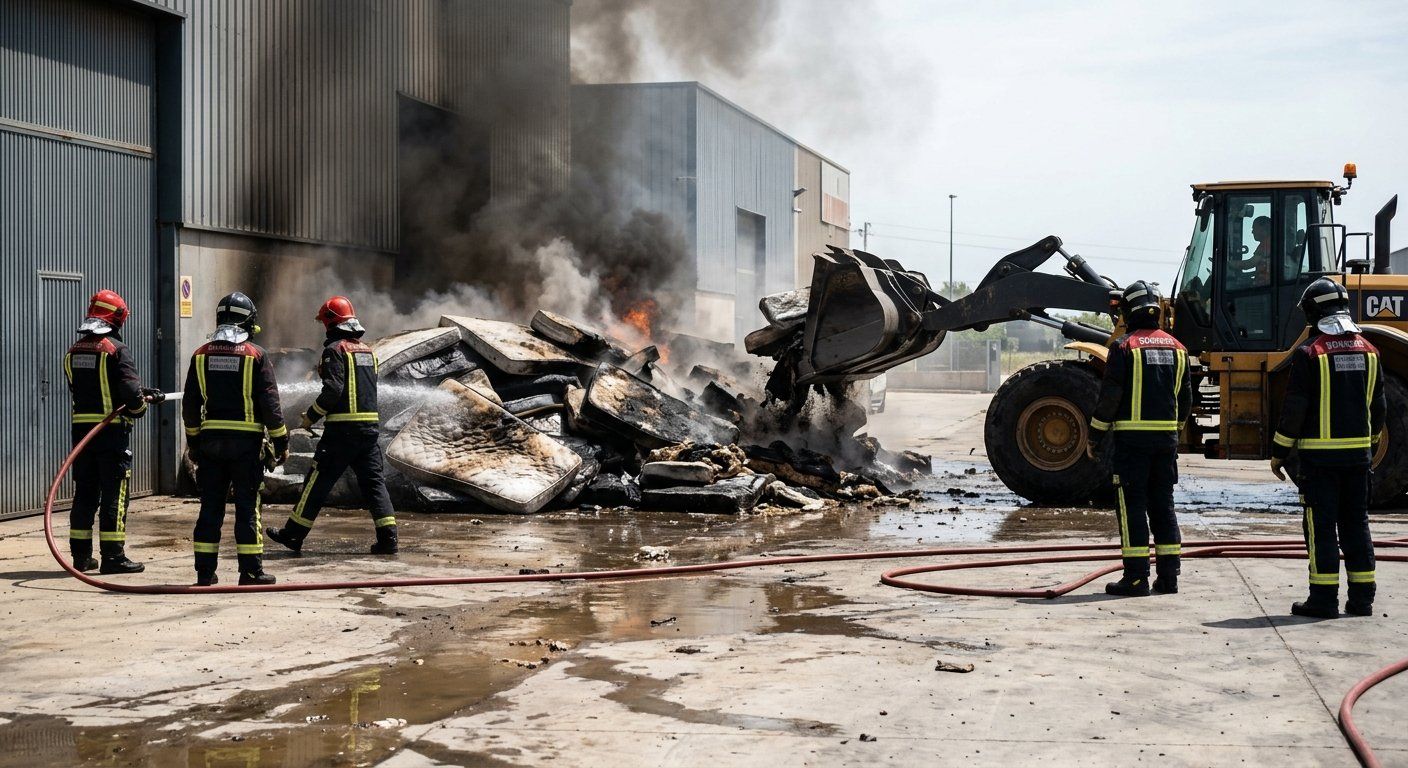 a las 1307 cinco dotaciones acudieron a un fuego d 2026 04 22 08 12 00