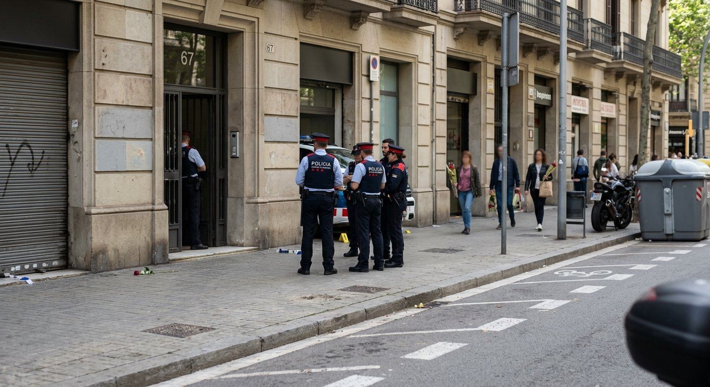 una pelea en diputacio 67 acaba con un detenido y  2026 04 24 02 04 41