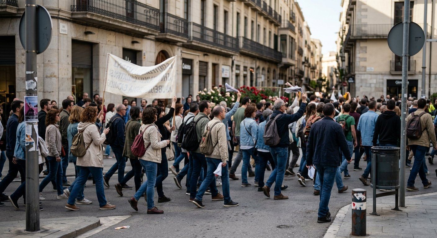 300 personas salen en girona por el catalan y el m 2026 04 24 06 13 39