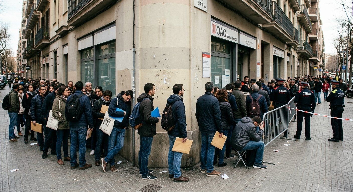 peleas y 12 horas de espera en la cola de la oac m 2026 04 25 02 12 59