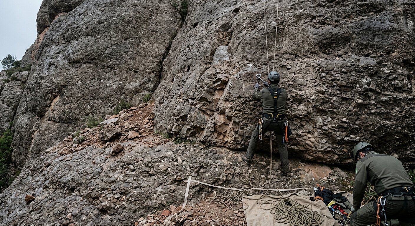 desmontan cinco vias de escalada en can jorba tras 2026 04 25 04 10 14