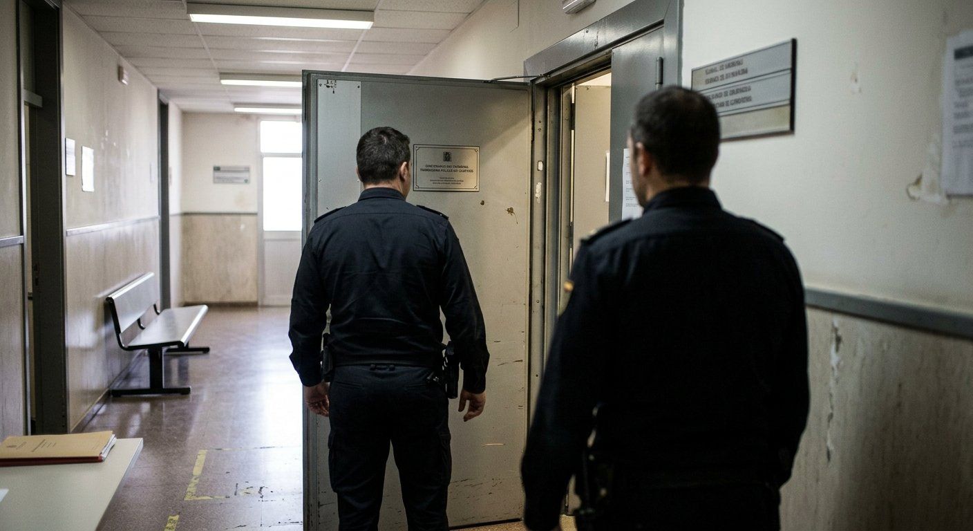 Attacks two Mossos in the Tarragona cells after having previously attacked two other police officers