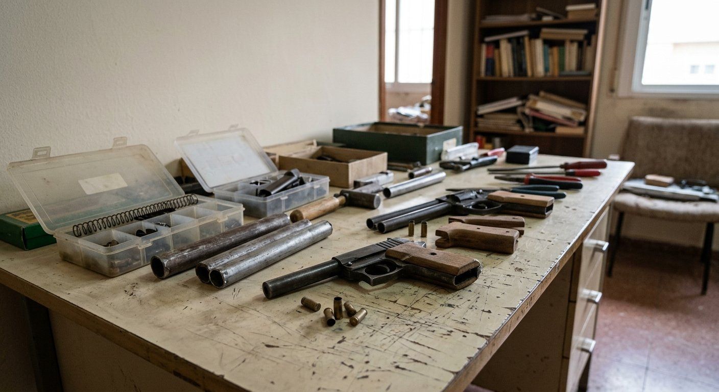 dos heridos destapan un taller clandestino de arma 2026 04 25 08 07 03