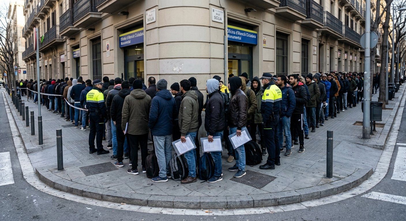 pasar la noche en barcelona para conseguir cita de 2026 04 26 02 08 23