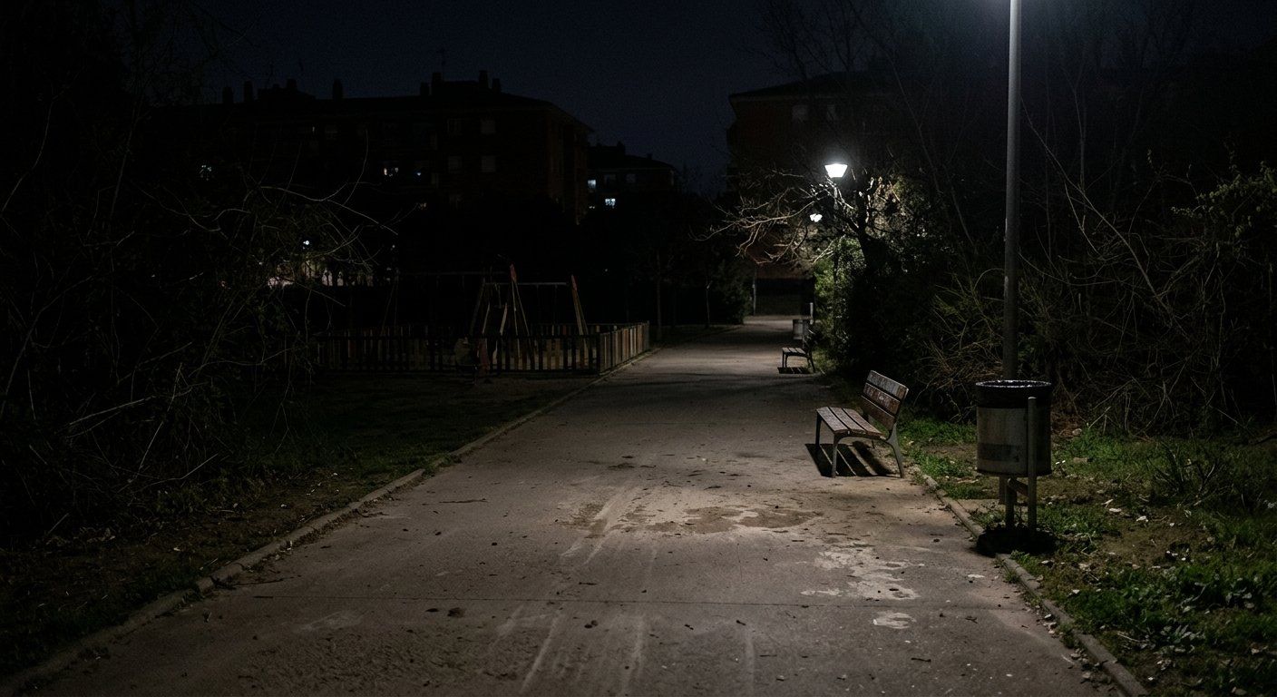 el parc de la massana de salt se degrada de noche  2026 04 27 06 09 21