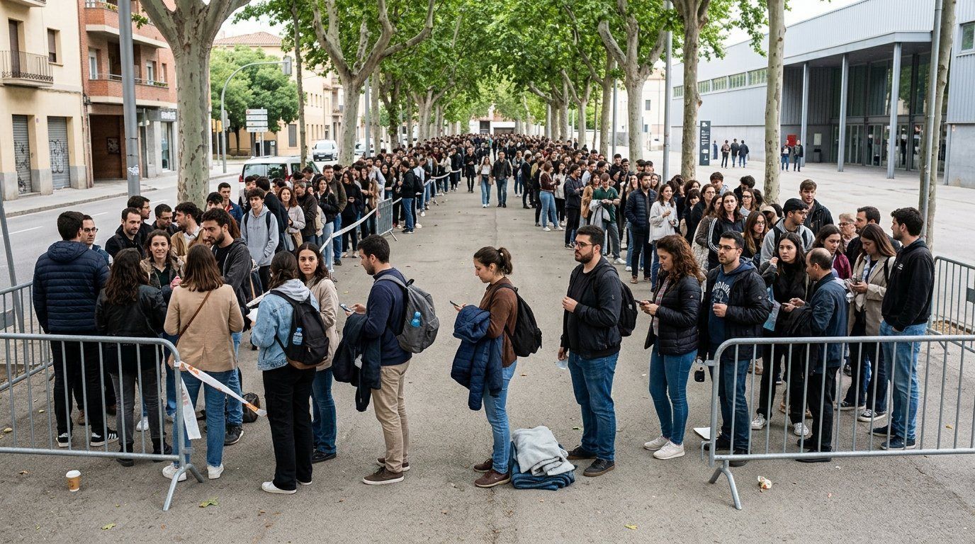 Miles hacen cola en Girona para 1.500 figurantes de la nueva 'Enredados'