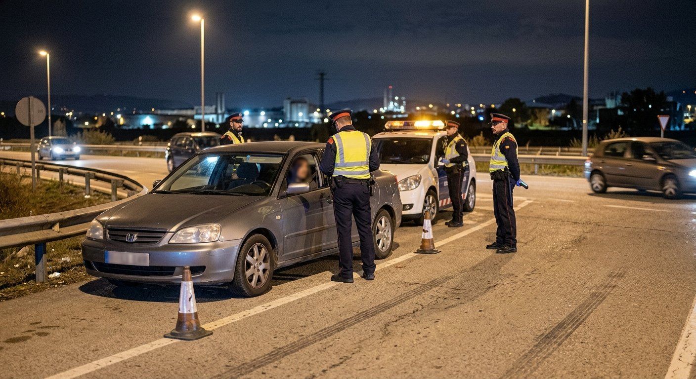 Girona suma 365 detenciones por seguridad vial: el alcohol sigue liderando con 123 arrestos
