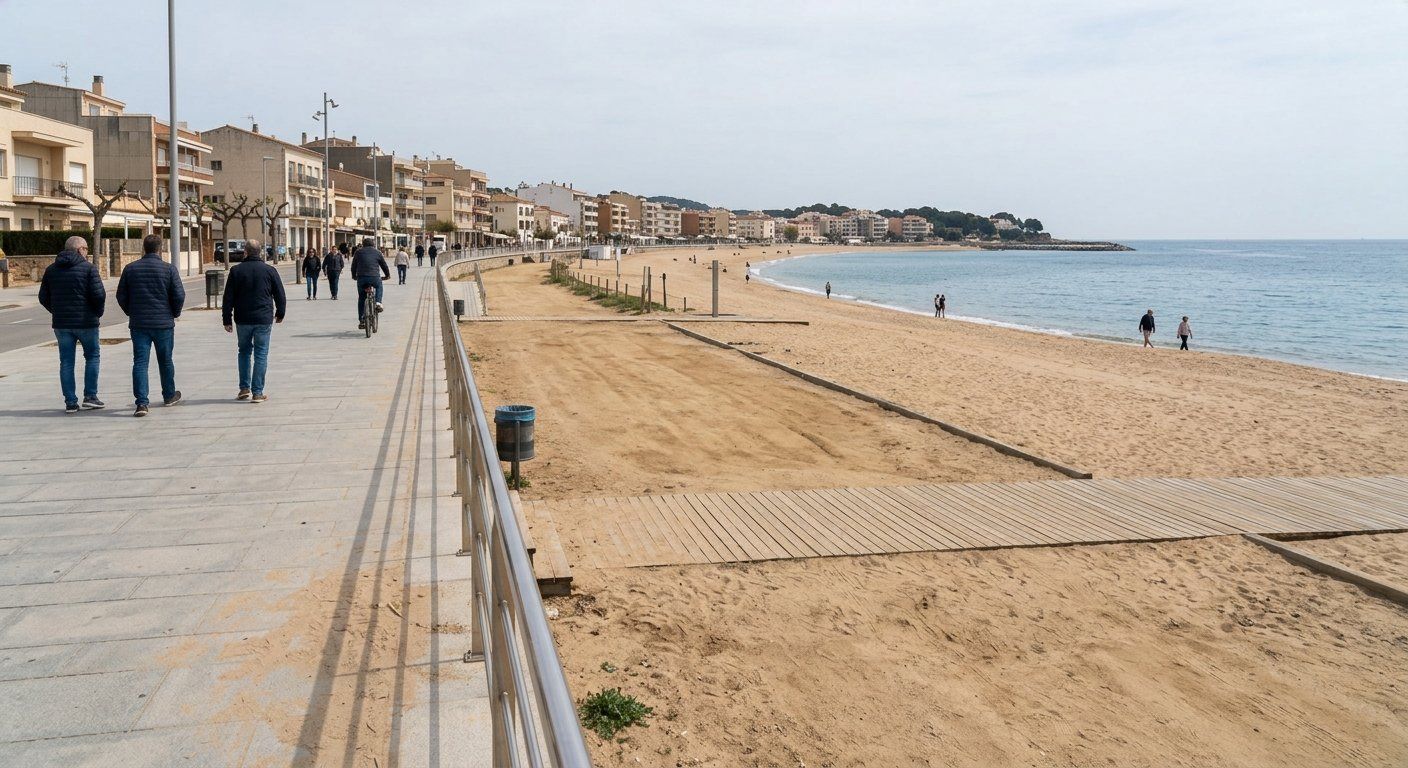 Palamós aprueba 1,57 millones para la segunda fase del paseo del Mar