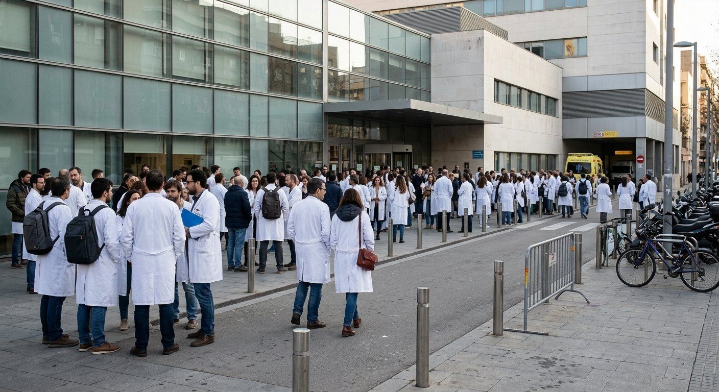 huelga medica en cataluna salud habla de un 54 y m 2026 04 28 08 10 15