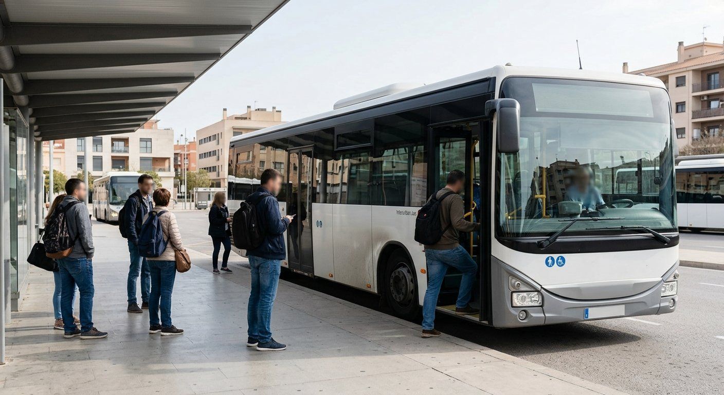 Cataluña refuerza 22 líneas de bus en Tarragona con 4,8 millones por la crisis de Rodalies