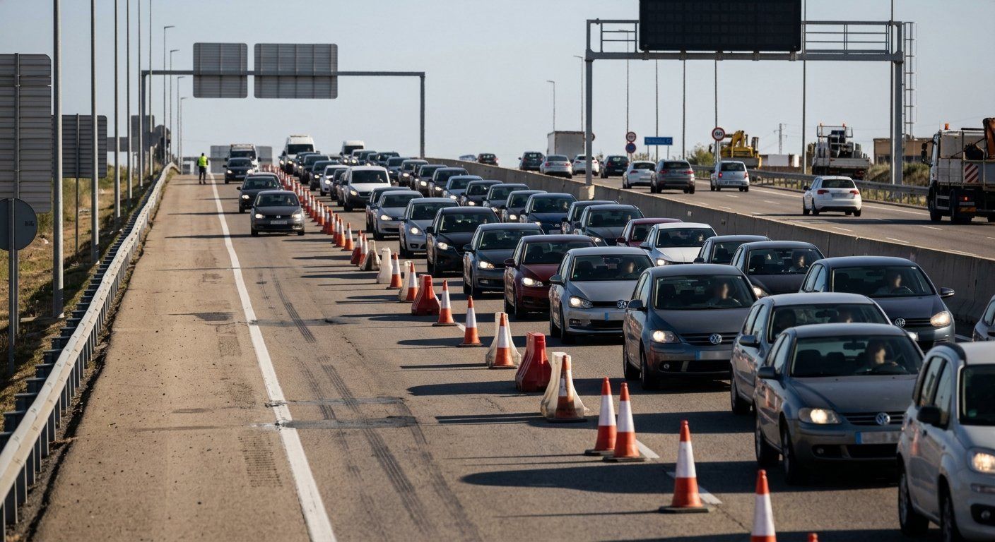 La DGT activa 6,04 milions de viatges per carretera en el pont de l'1 de Maig