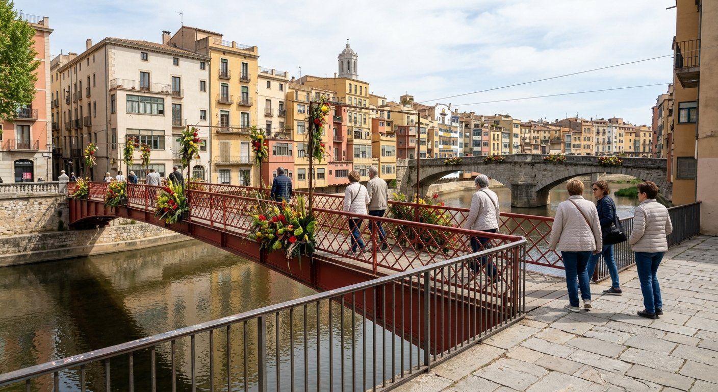 Temps de Flors suma 113 espais i decorarà per primera vegada en 40 anys els quatre ponts de l'Onyar
