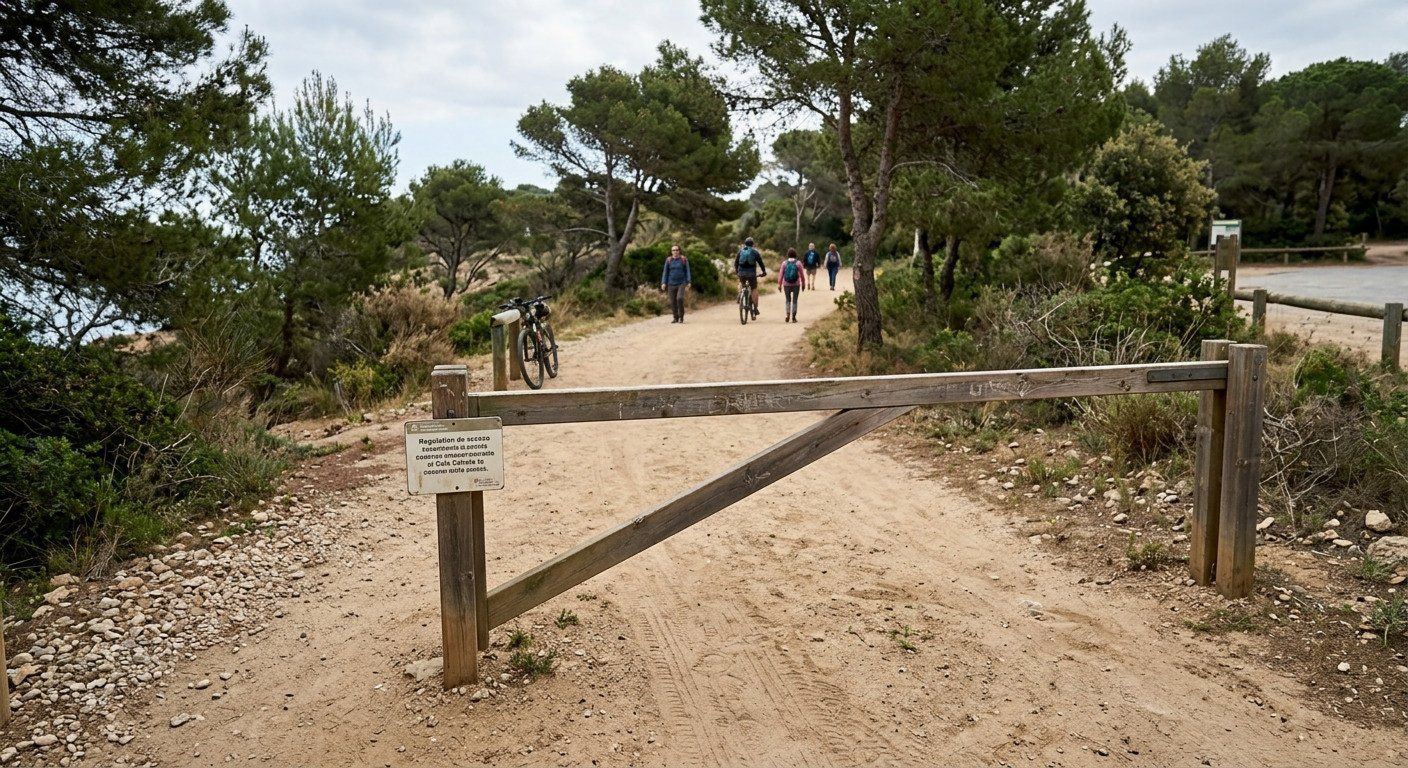 Cámaras y multas restringirán el paso de vehículos por los caminos naturales de Palamós desde el 1 de mayo